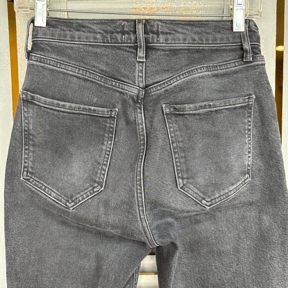 AGOLDE Riley High Rise Straight Crop (Stretch) Jeans Panoramic Sz 24 - Picture 14 of 16